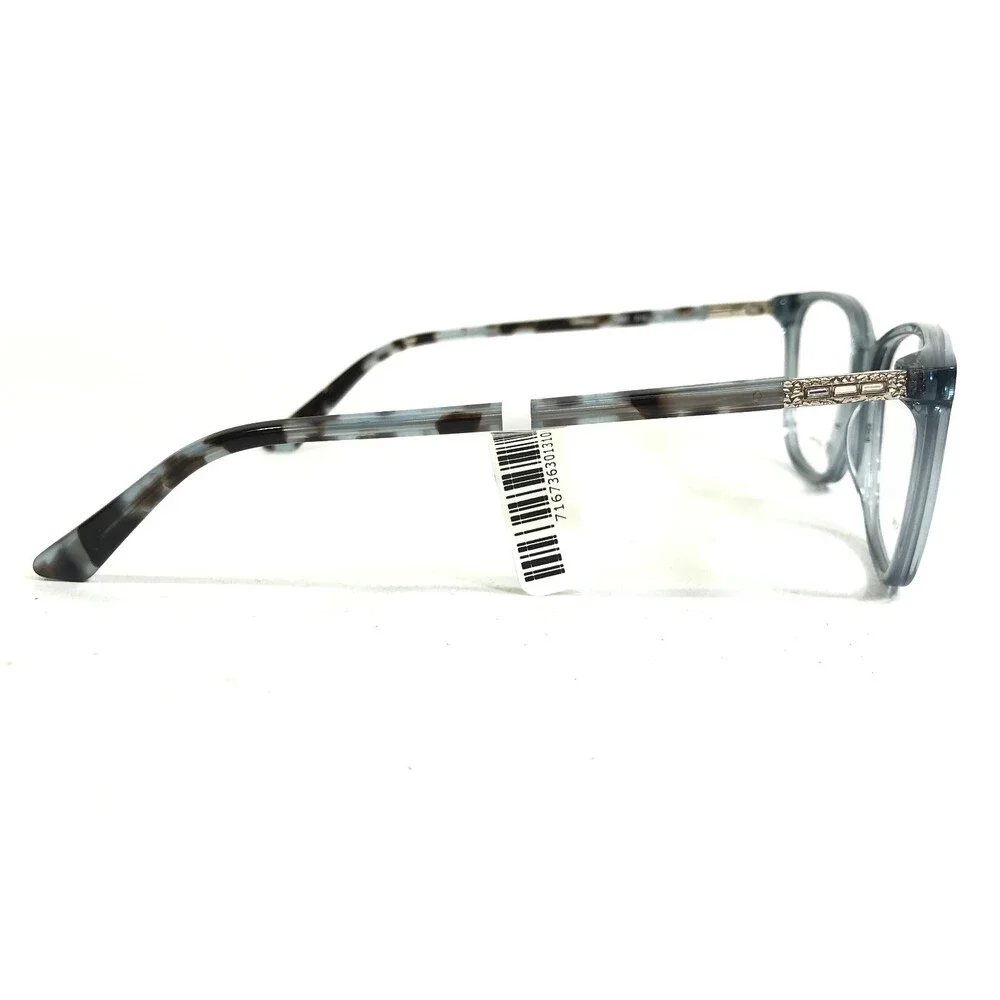 Liz Claiborne Eyeglasses Frames L657 E1N Clear Blue Brown Tortoise 52-16-135